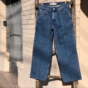 Vintage Levies 550 high waisted cropped